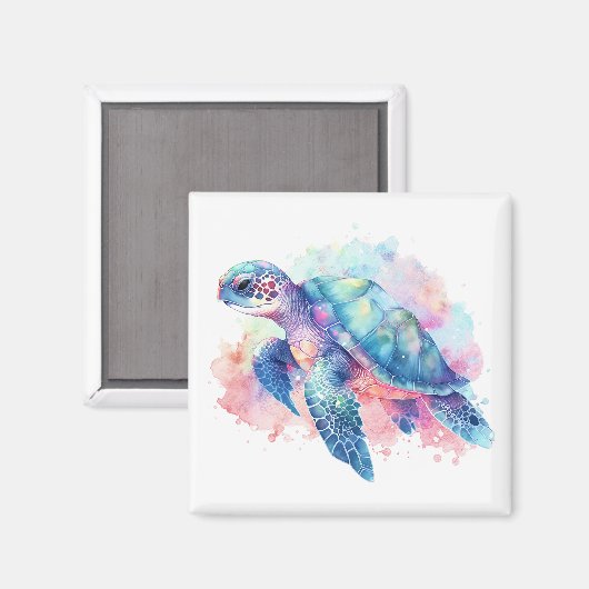 ウミガメ マグネット (正面/裏面)