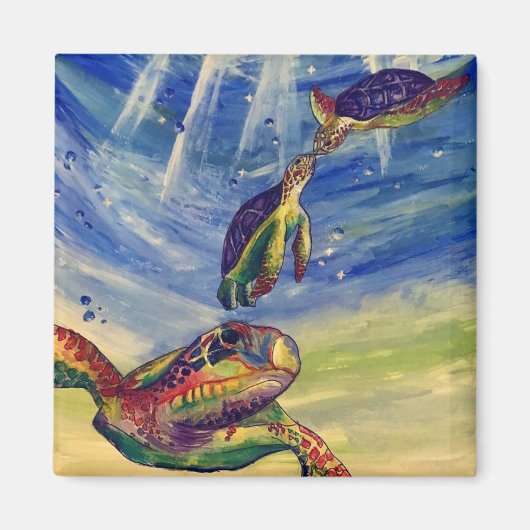 ウミガメ マグネット (正面)