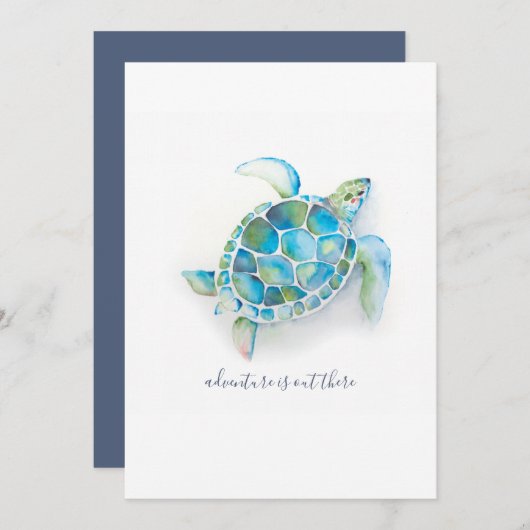 ウミガメ メニュー (正面/裏面)