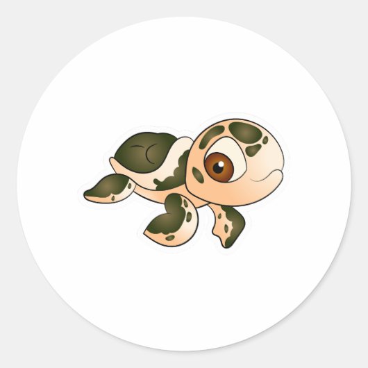 ウミガメ ラウンドシール (正面)