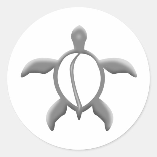 ウミガメ ラウンドシール (正面)