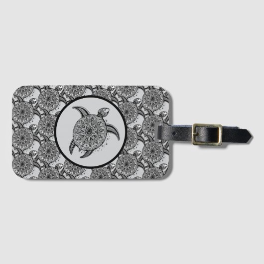 ウミガメ ラゲッジタグ (正面横)