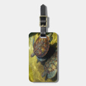 ウミガメ ラゲッジタグ (正面縦)