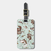 ウミガメ ラゲッジタグ (正面縦)