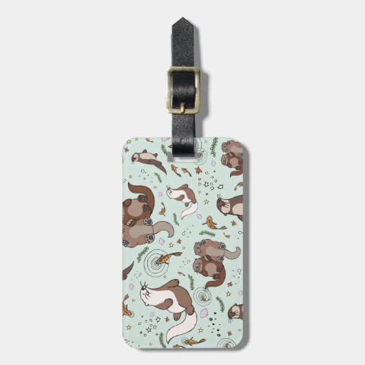 ウミガメ ラゲッジタグ (正面縦)