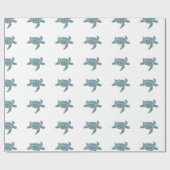 ウミガメ ラッピングペーパー (フラット)