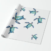 ウミガメ ラッピングペーパー (アンロールド)