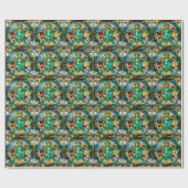 ウミガメ ラッピングペーパー (フラット)