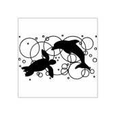 ウミガメ ラバースタンプ (インプリント)