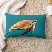 ウミガメ ランバークッション (ブランケット)
