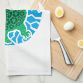 ウミガメ、リサイクル キッチンタオル (四つ折り)