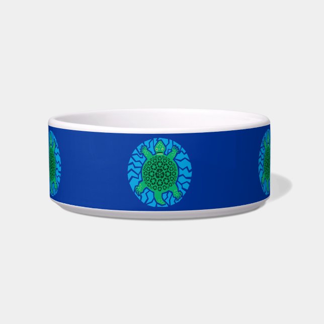 ウミガメ、リサイクル ボウル (正面)