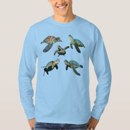 ウミガメ ロングTシャツ Tシャツ