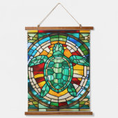 ウミガメ 吊り下げ型タペストリー (正面)