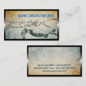 ウミガメ 名刺 (正面/裏面)