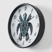 ウミガメ 壁時計 (傾斜)