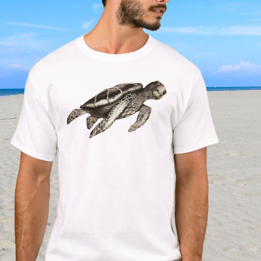 ウミガメ 海好き Tシャツ