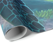 ウミガメ、熱帯魚、サンゴ(青海) ラッピングペーパー (ロールコーナー)