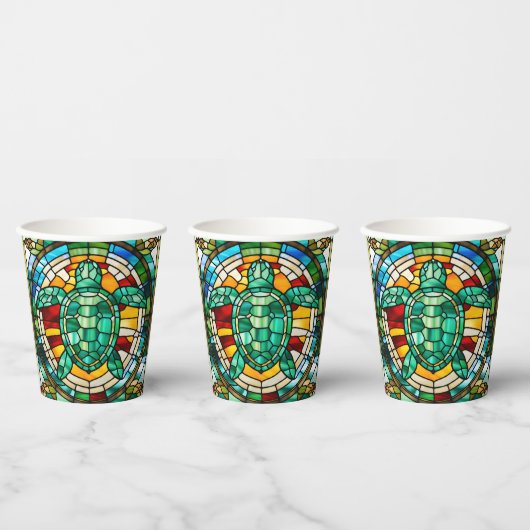 ウミガメ 紙コップ (複数)