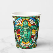 ウミガメ 紙コップ (正面)