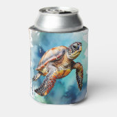 ウミガメ 缶クーラー (缶裏面)