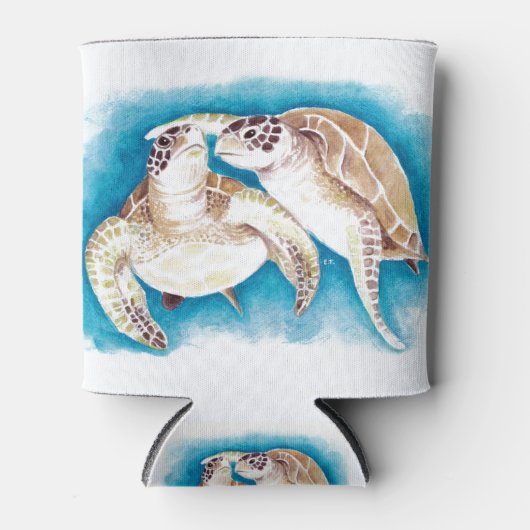 ウミガメ 缶クーラー (正面)