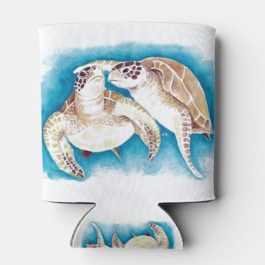 ウミガメ 缶クーラー (裏面)