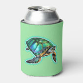 ウミガメ 缶クーラー (缶正面)