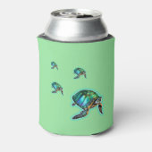 ウミガメ 缶クーラー (缶裏面)