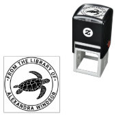 ウミガメ#6図書名 セルフインキングスタンプ (インサイチュ)