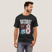ウミガメ 8歳 海洋水族館 誕生日 Tシャツ (正面フル)