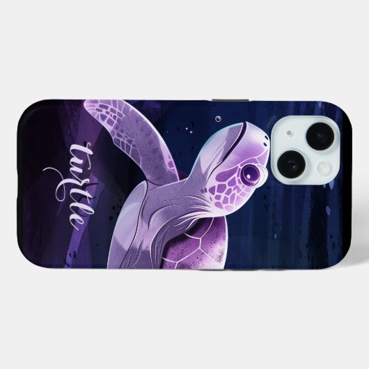 ウミガメ Case-Mate iPhoneケース (裏面 (横))