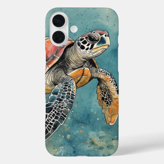 ウミガメ Case-Mate iPhoneケース (裏面)