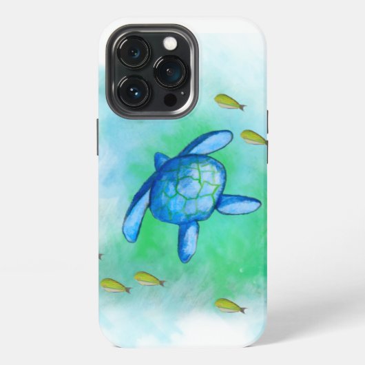 ウミガメ iPhoneケース (裏面)