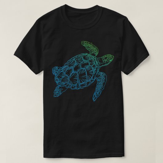ウミガメ Tシャツ (デザイン正面)