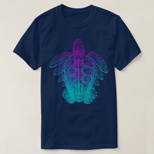 ウミガメ Tシャツ (デザイン正面)