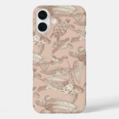 ウミガメmocha mouses cream tan Case-Mate iPhoneケース (裏面)
