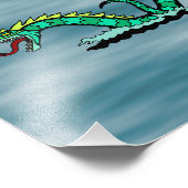 ウミヘビ フォトプリント            (角)