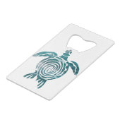 ウミメ救ガメ クレジットカード栓抜き (裏面アングル)