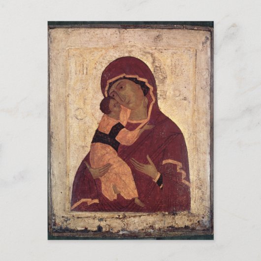 ウミリーニーヴァージンオブワラジミール，モスクールスクール ポストカード (正面)