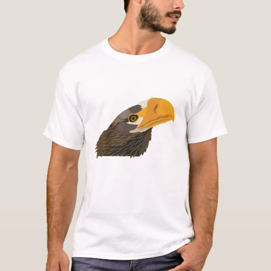 ウミワシ 鳥 動物 Tシャツ (正面)