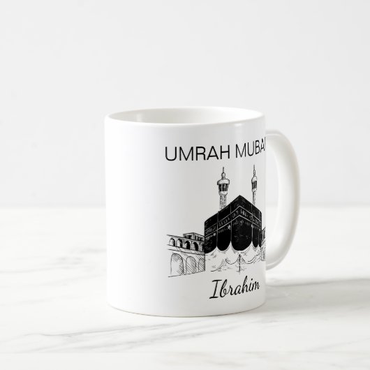 ウムラムバラクハジュムバラクカバママグネームマグカップ コーヒーマグカップ (正面右)