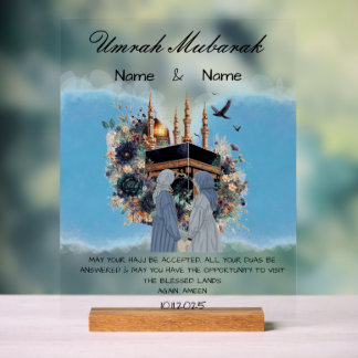 ウムラムバラク アクリルサイン