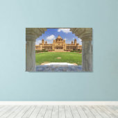 ウメイドバワンパレスホテルのリアビュー、ジョジュプール、 キャンバスプリント (インサイチュ (ウッドフロア))