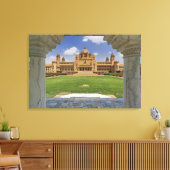 ウメイドバワンパレスホテルのリアビュー、ジョジュプール、 キャンバスプリント (インサイチュ (リビング))