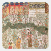 ウメイペルシャ王が次の国に会う中国の スクエアシール (正面)