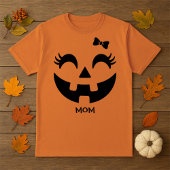 ウメンズカイパーソナライズされたージャックO'ランタン顔 Tシャツ