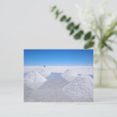 ウユニ塩フラッツ葉書 ポストカード (スタンド正面)