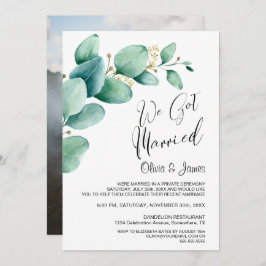 ウユーカリ得プ結婚したス披露宴 招待状