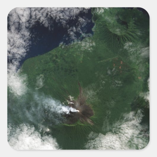 ウラウン火山ニューイギリス山頂 スクエアシール (正面)